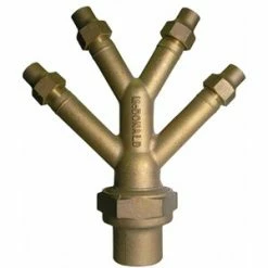 New 💯 A.Y. McDonald 2 x 2 x 3/4 in. Flared Brass Wye 👏