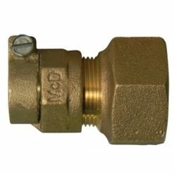 Cheapest ❤️ A.Y. McDonald 1/2 x 3/4 in. CTS Compression x Flared Brass Reducing Coupling 👏