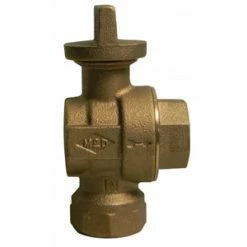 Discount 😀 A.Y. McDonald 74604BF 1 in. FNPT Brass Lockwing Angle Valve ❤️