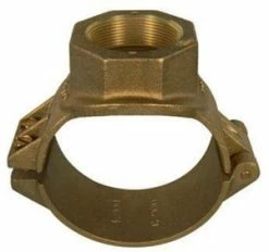 Buy 🌟 A.Y. McDonald 4 x 2 in. FNPT Hinged C900 Brass Single Strap Saddle Tap 🛒