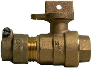 Budget โ๏ธ A.Y. McDonald 1 in. CTS Compression x FIP Brass Ball Curb Stop โ๏ธ