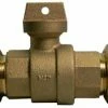 New 😉 A.Y. McDonald 1-1/4 in. CTS Compression Brass Ball Valve Curb Stop 🌟