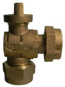 Best Sale ⌛ A.Y. McDonald 74642BQ 3/4 in. CTS Compression x Meter Swivel Angle Supply Stop Valve with Lock Wing 😉