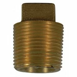 New 😀 A.Y. McDonald 1-1/2 in. MNPT Brass Square Head Plug 👍