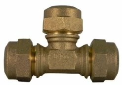 Cheapest 🎉 A.Y. McDonald 1 x 3/4 x 3/4 in. CTS Compression Water Service Brass Reducing Tee 🎁