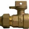 Cheapest 🔥 A.Y. McDonald 1 in. Flared x FNPT Brass Ball Curb Stop with Lockwing 🧨