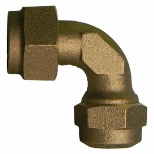 Best Sale โ๏ธ A.Y. McDonald 1-1/2 in. Female Flare Swivel x CTS Compression Water Service Brass Bend โญ