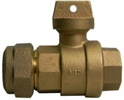 Coupon 🥰 A.Y. McDonald 2 in. CTS Compression x FIP Brass Ball Valve Curb Stop 🧨