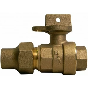 Promo ๐ฏ A.Y. McDonald 1 in. Flared x FIP Brass Ball Valve Curb Stop ๐