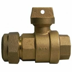 Buy 🛒 A.Y. McDonald 1 in. IPS Compression x FIP Brass Curb Stop 🔥